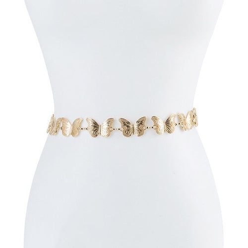 Y2K DAINTY BUTTERFLY WAIST BELT