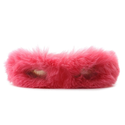 Y2K Wrap Around Fuzzy Furr Sunglasses