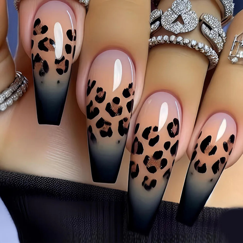 Y2K 4Ever Leopard Print Nails