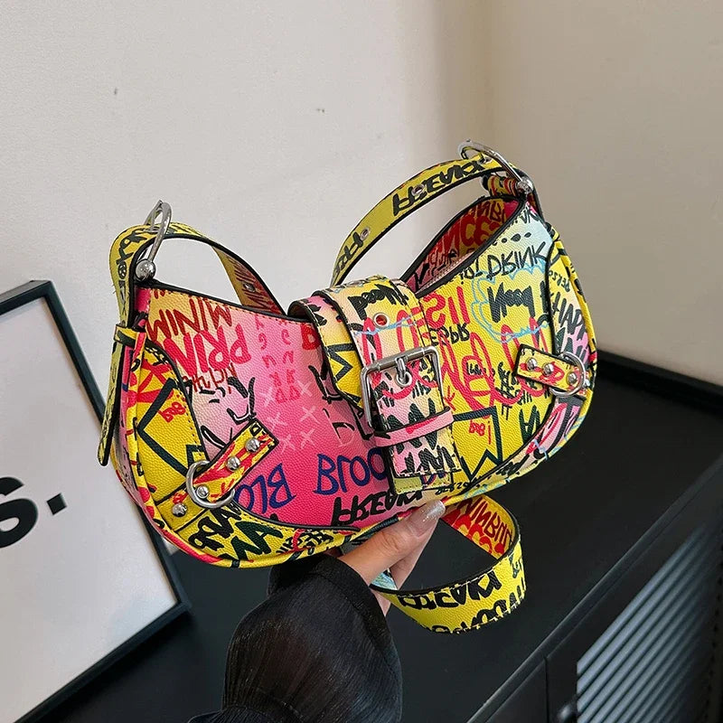 Y2K Rebel Arc Handbag