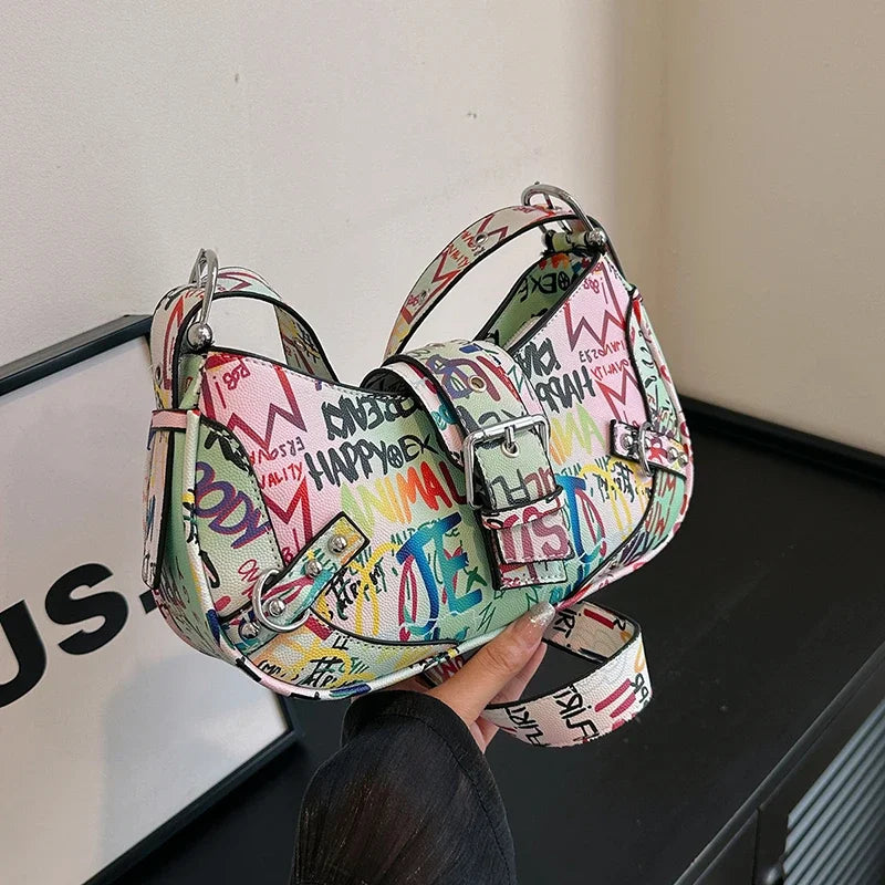 Y2K Rebel Arc Handbag