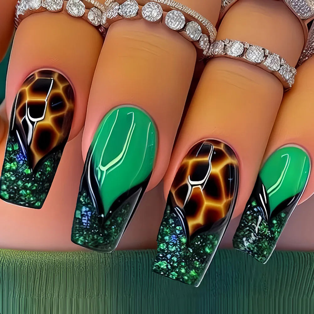 Y2K 4Ever Leopard Print Nails