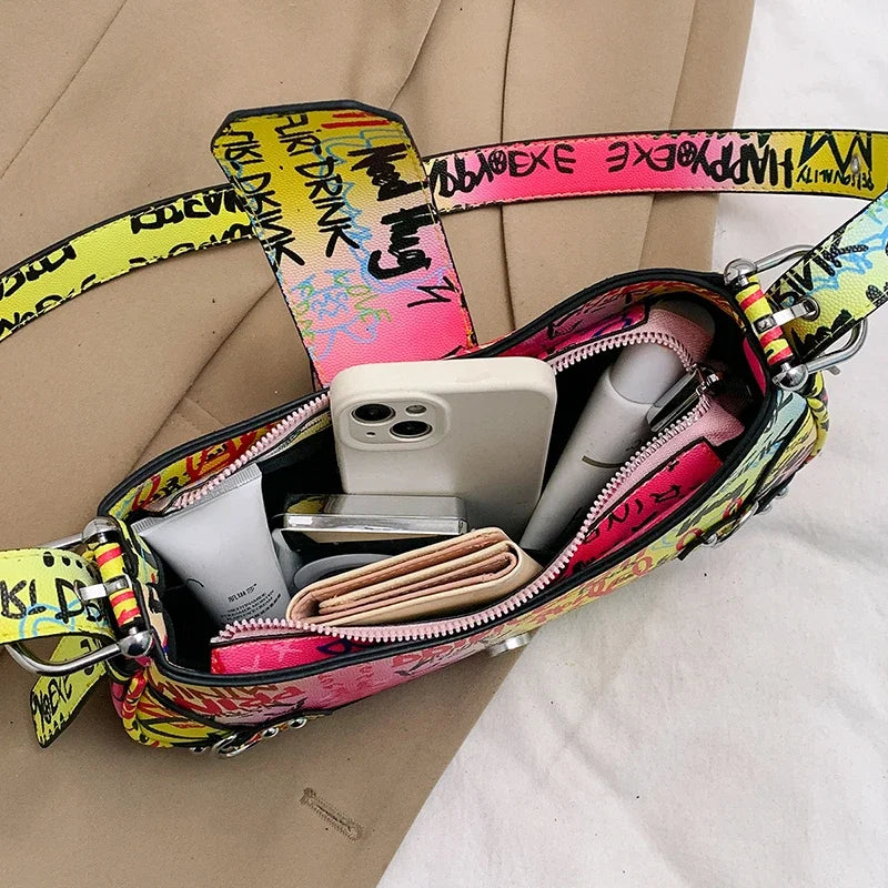 Y2K Rebel Arc Handbag