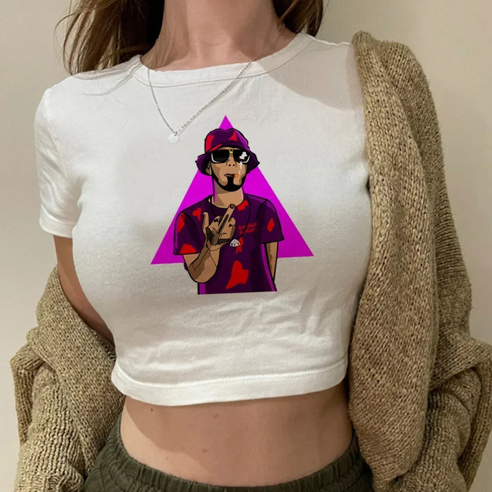 Y2K Anuel AA Cyber Crop Top!
