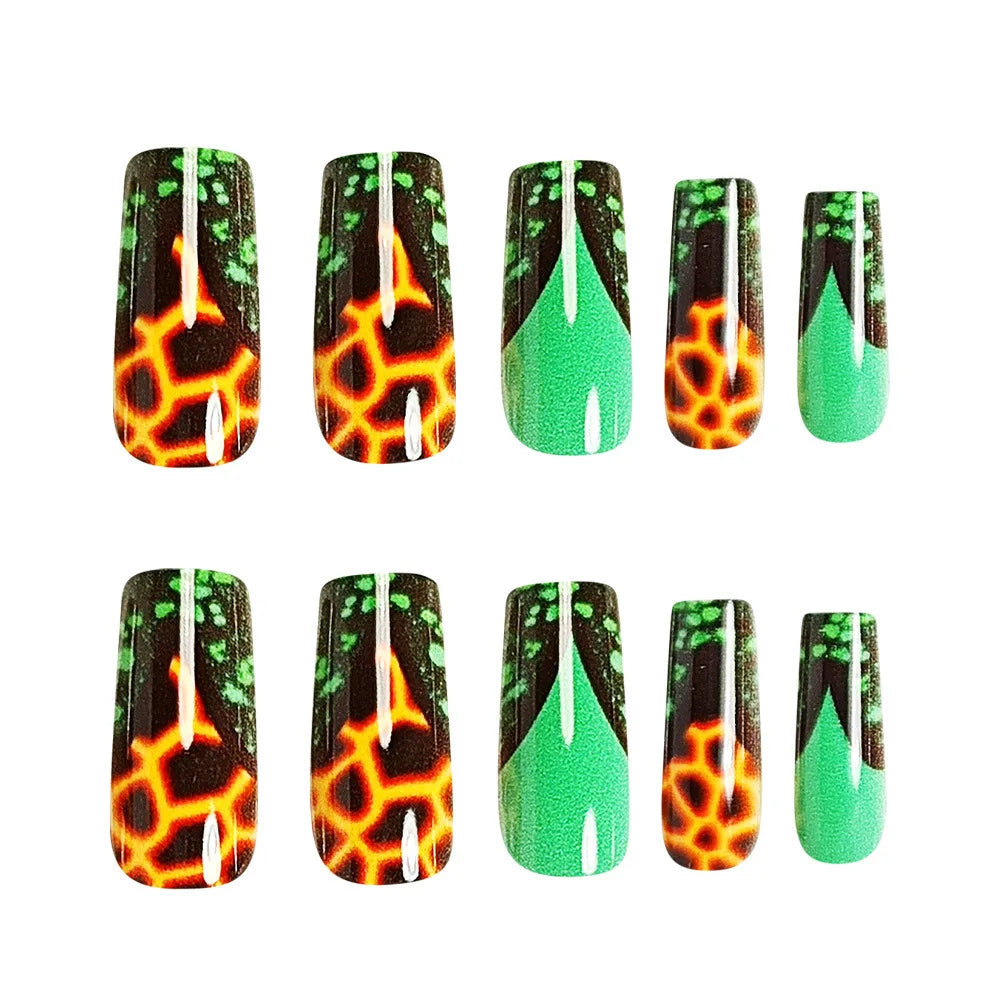 Y2K 4Ever Leopard Print Nails