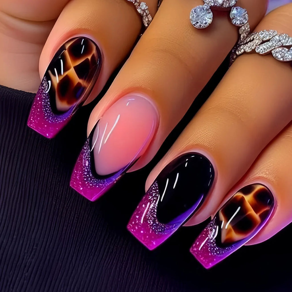 Y2K 4Ever Leopard Print Nails