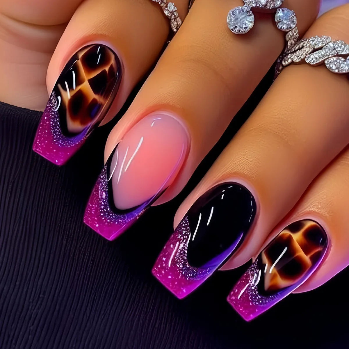 Y2K 4Ever Leopard Print Nails