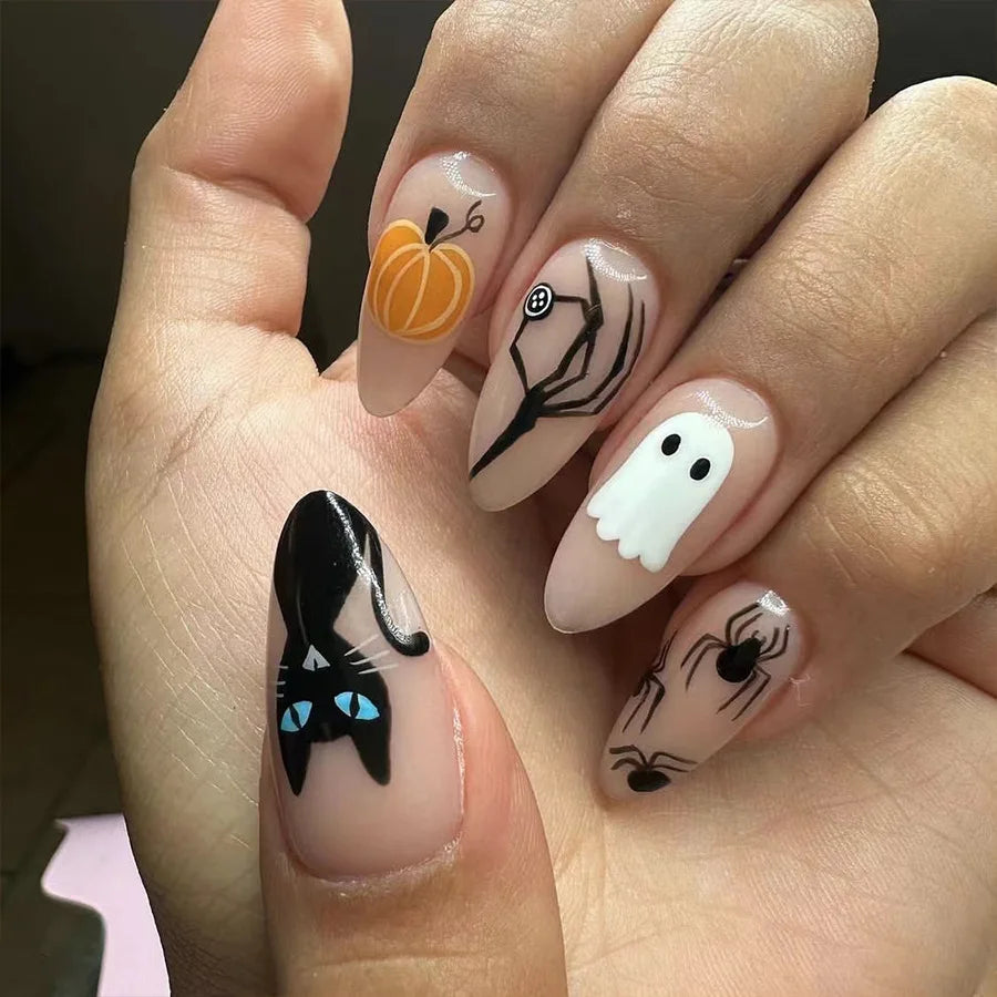 Y2k Halloween Nails