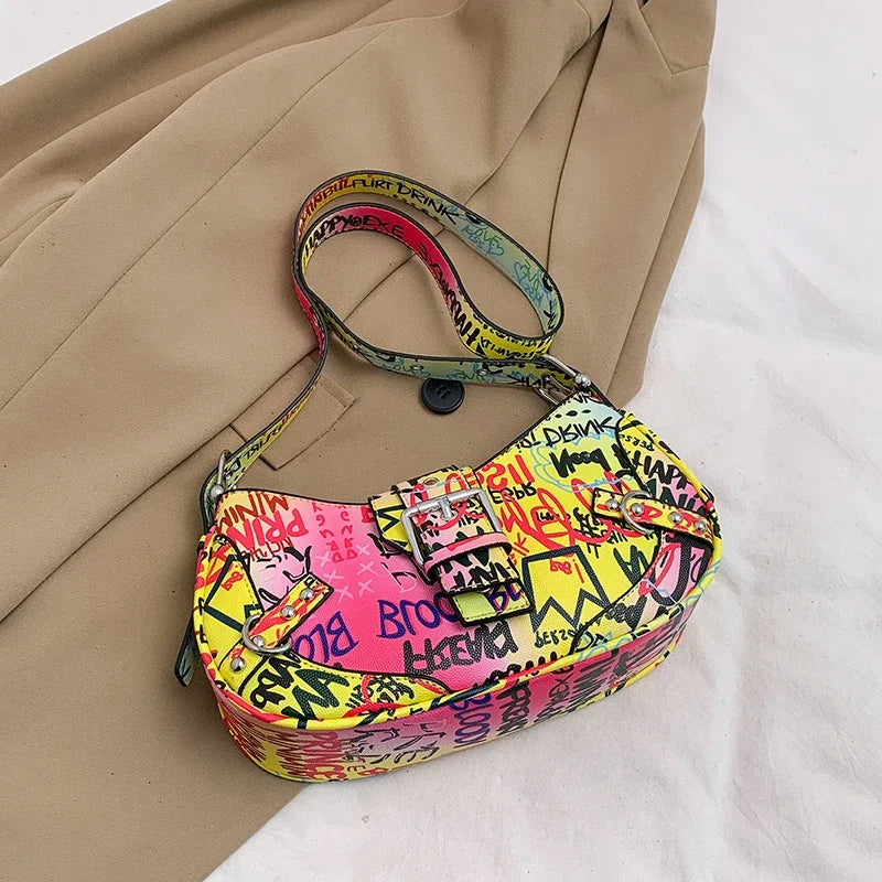 Y2K Rebel Arc Handbag