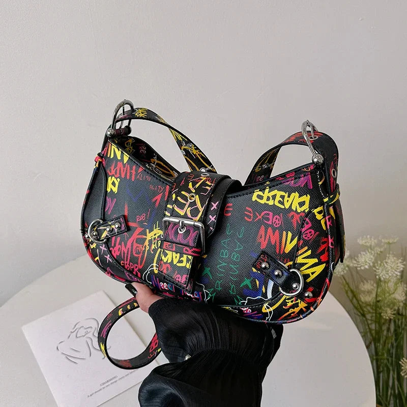 Y2K Rebel Arc Handbag