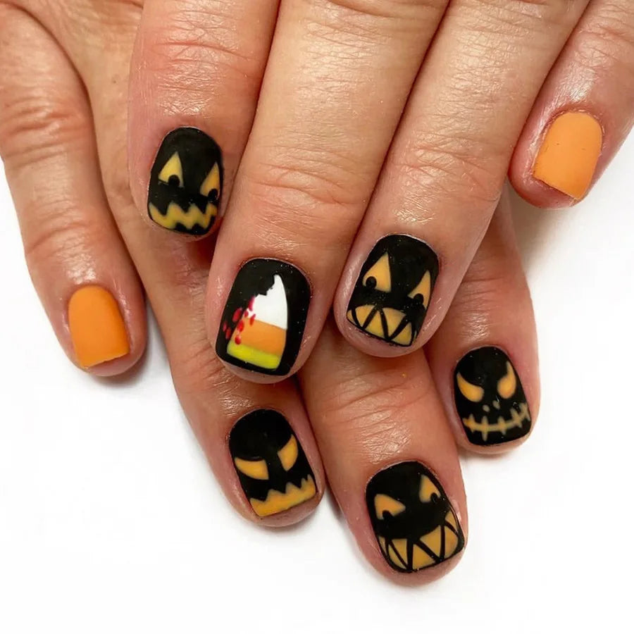 Y2k Halloween Nails