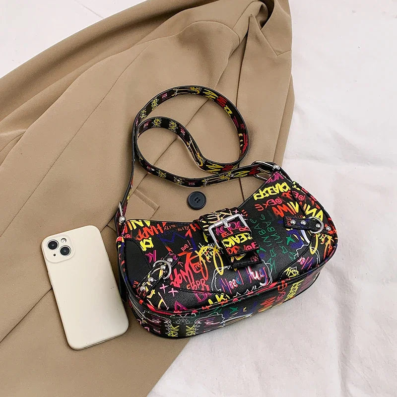 Y2K Rebel Arc Handbag