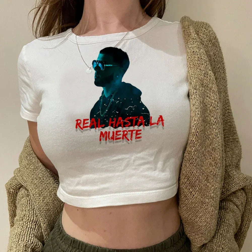 Y2K Anuel AA Cyber Crop Top!