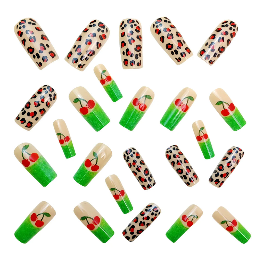 Y2K 4Ever Leopard Print Nails