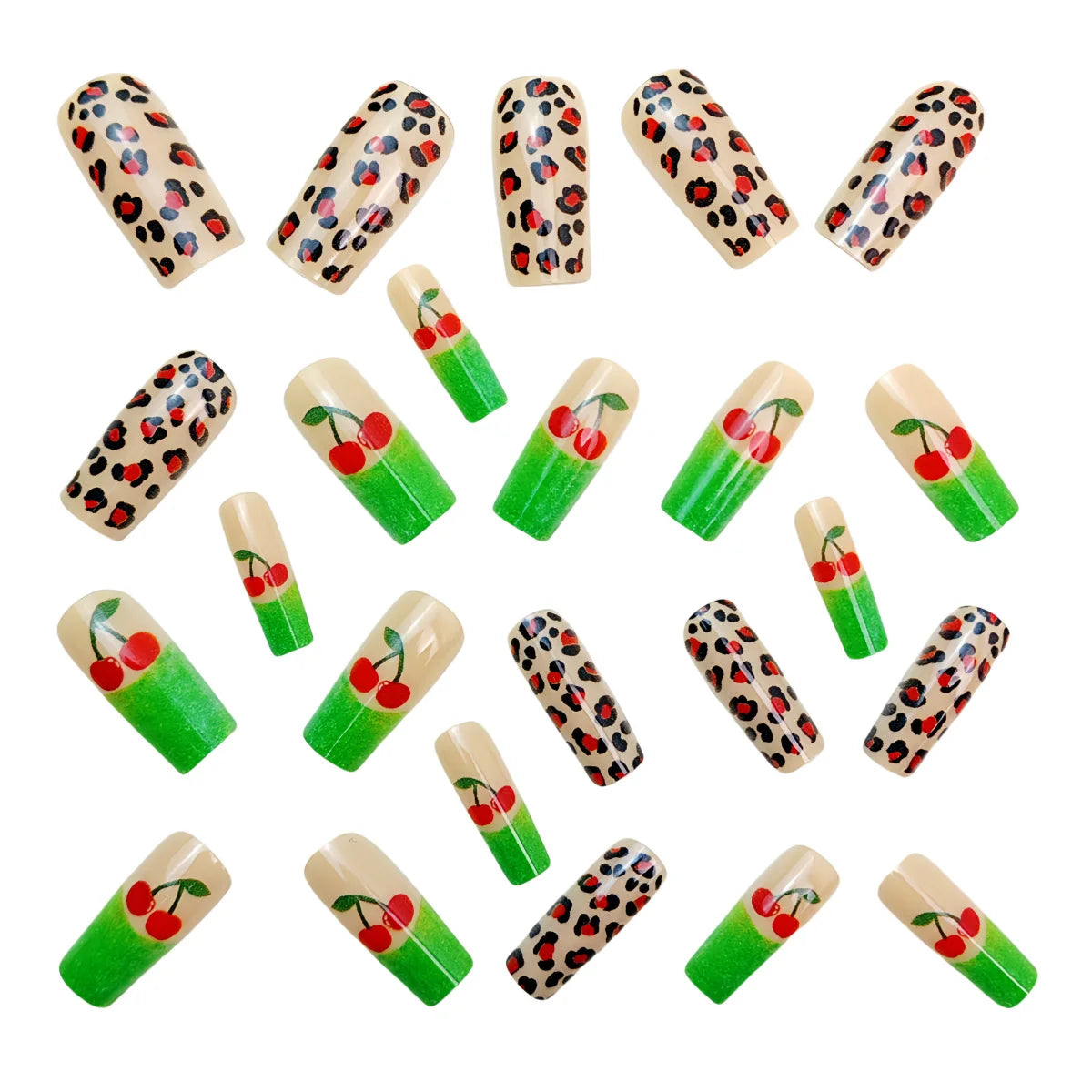 Y2K 4Ever Leopard Print Nails