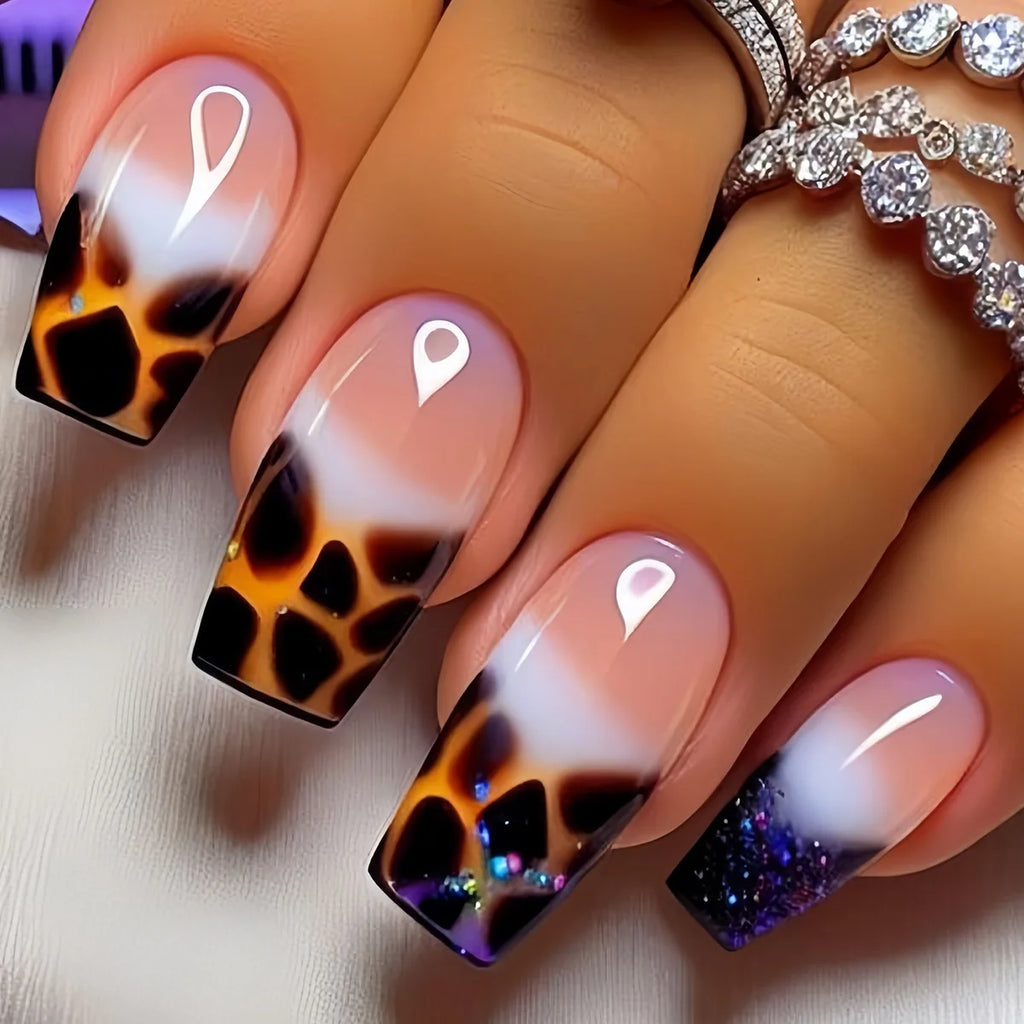 Y2K 4Ever Leopard Print Nails