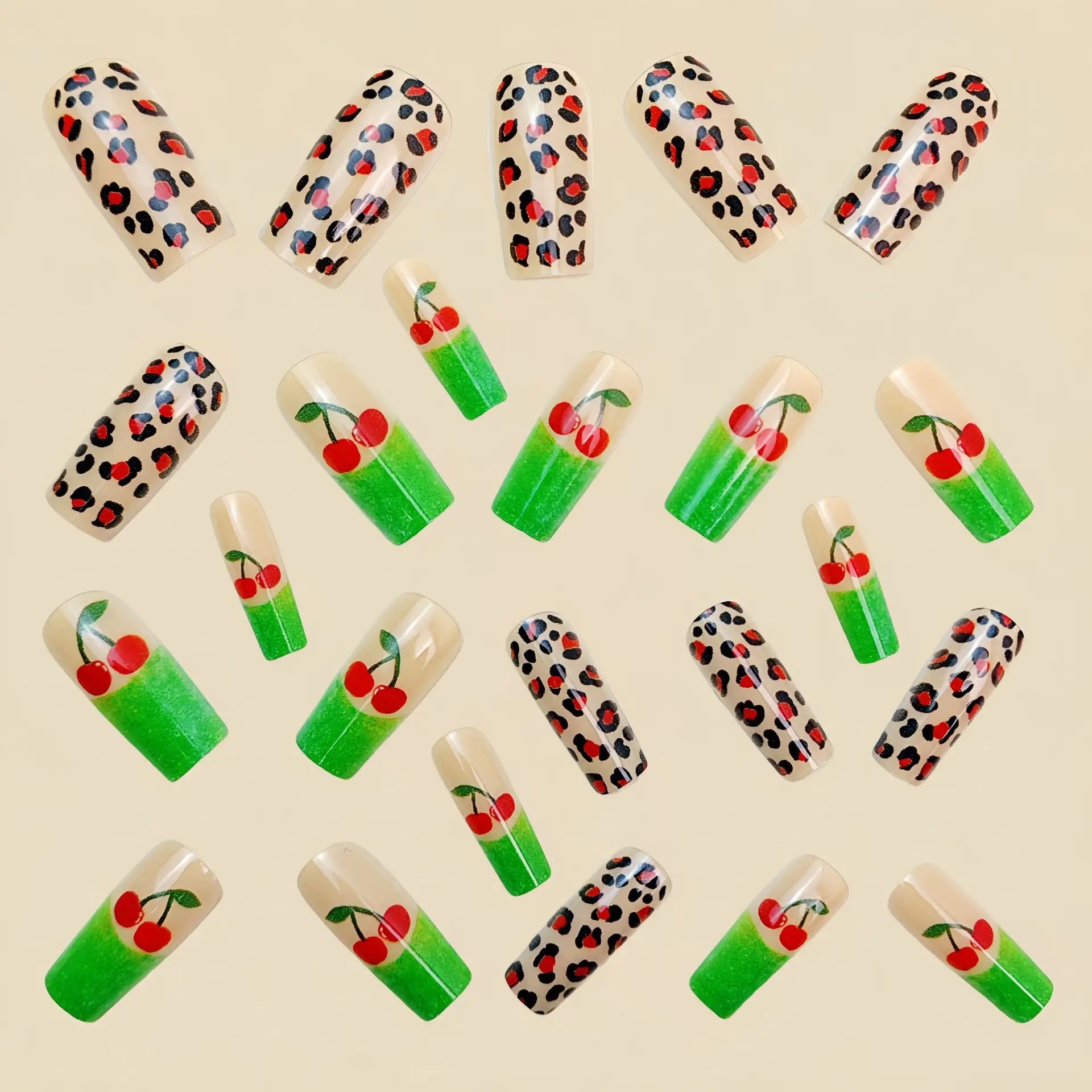 Y2K 4Ever Leopard Print Nails