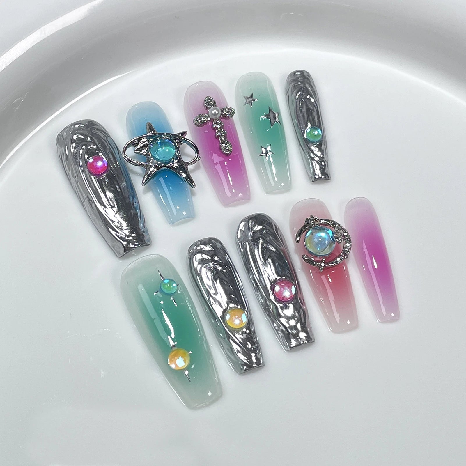 Y2k Punk Style Nails