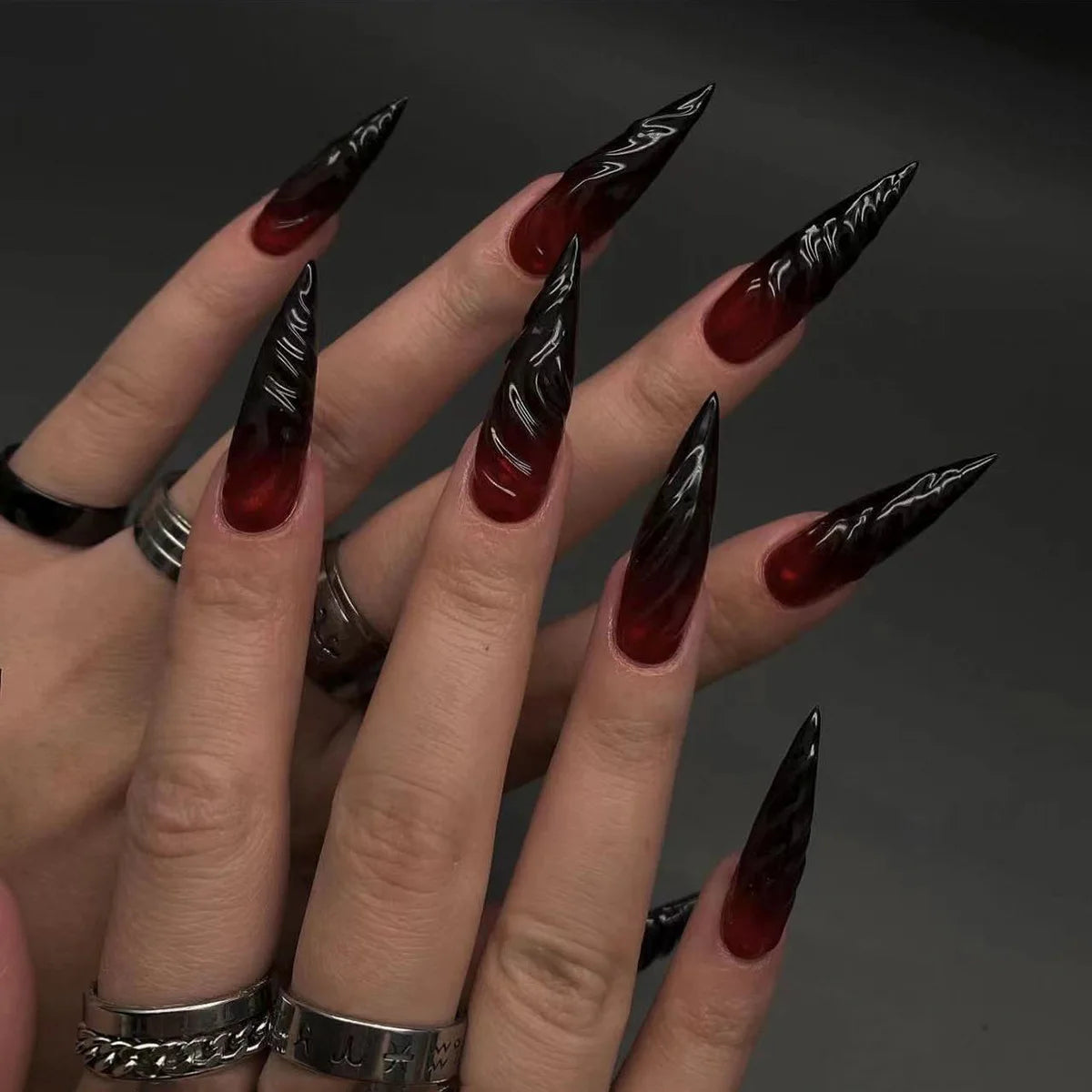 Y2k Halloween Nails