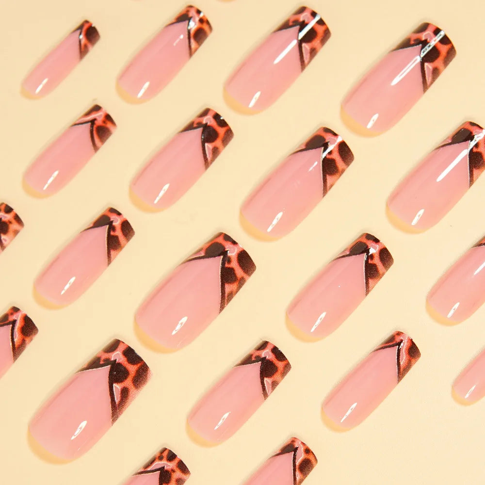 Y2K 4Ever Leopard Print Nails