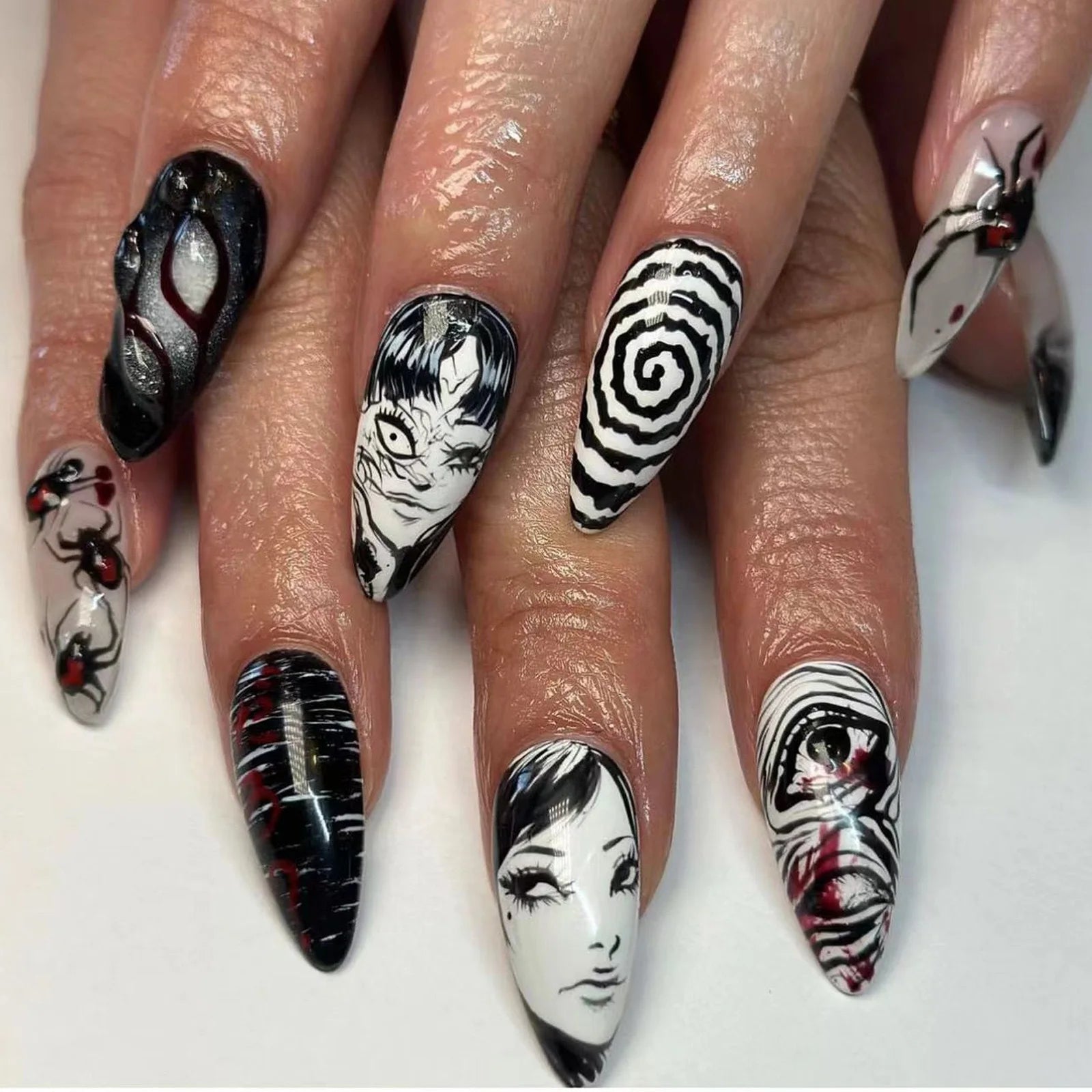 Y2k Halloween Nails