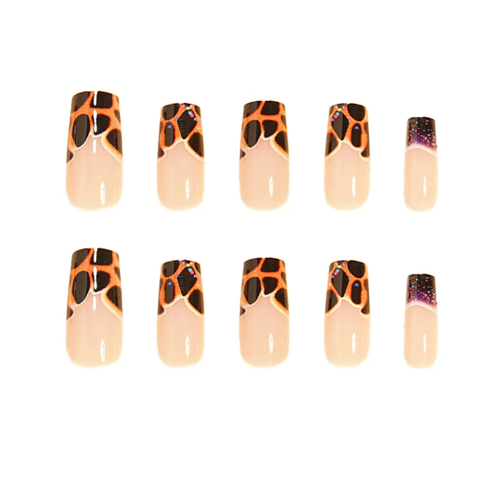 Y2K 4Ever Leopard Print Nails