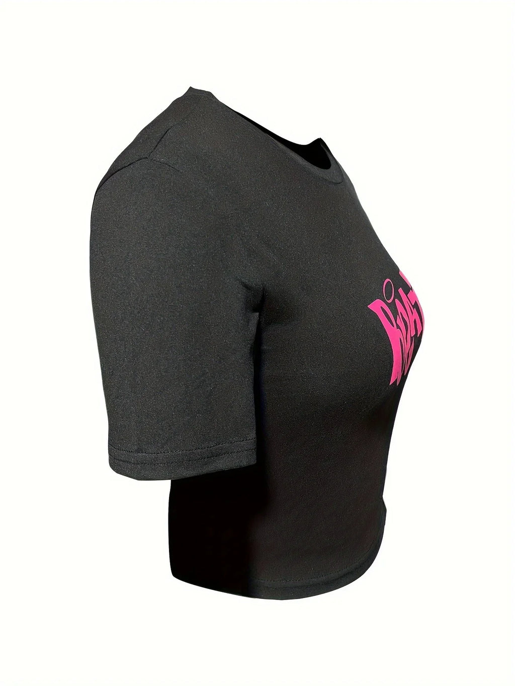 Y2k Pink Angel Crop Top