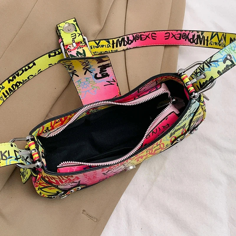 Y2K Rebel Arc Handbag