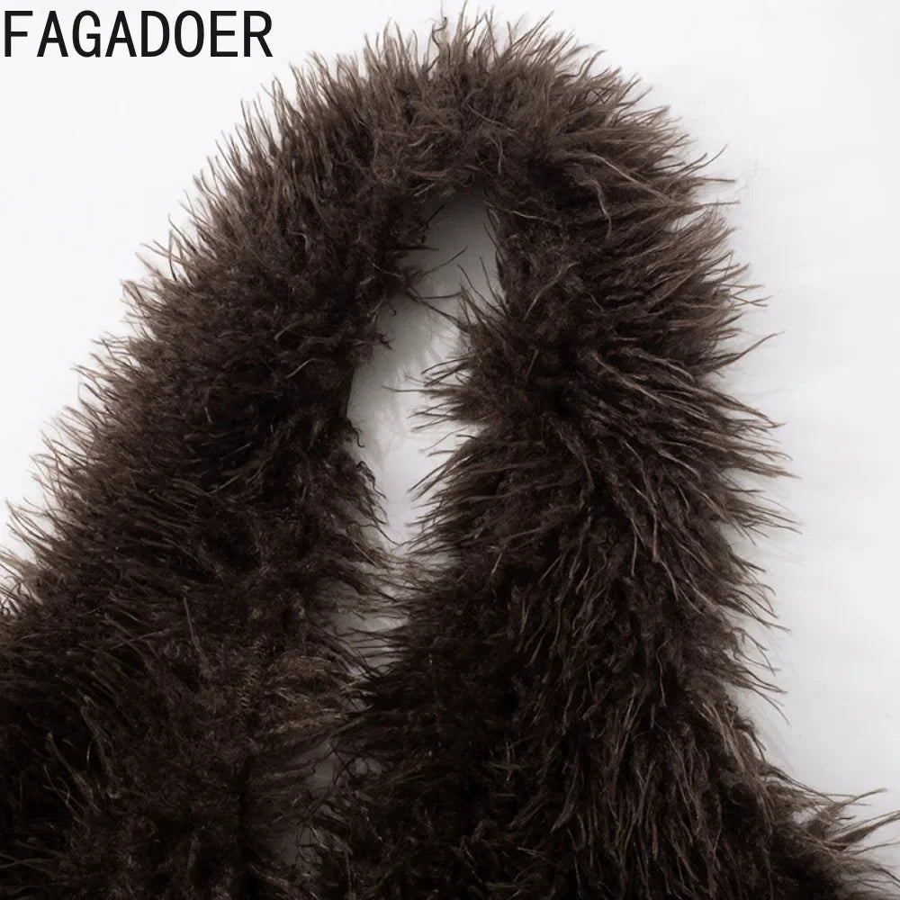 Y2K Fur Fever Halter Top