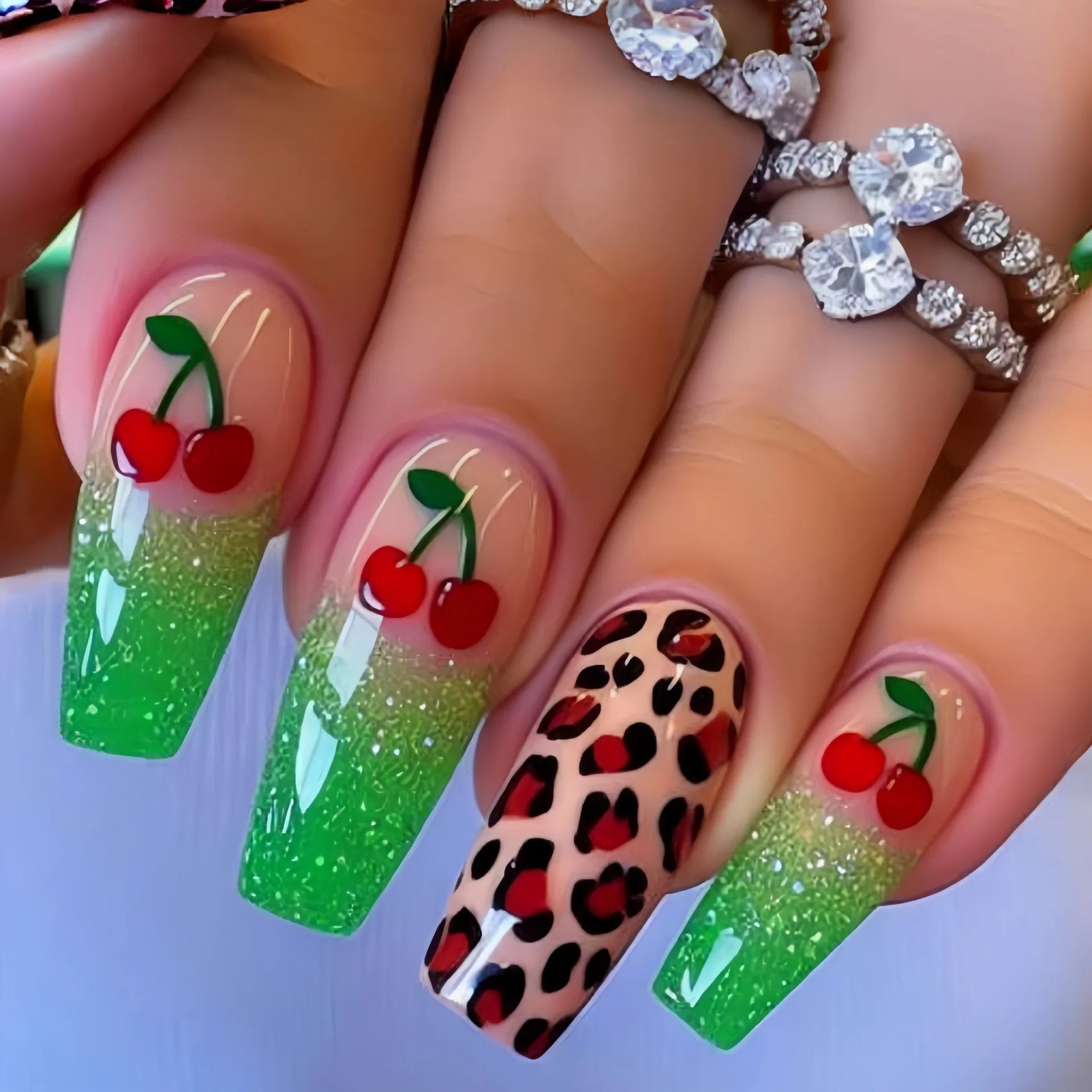 Y2K 4Ever Leopard Print Nails