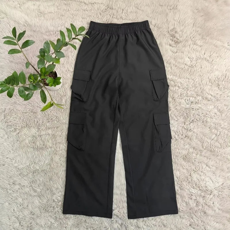 Y2K Cloudwalk Cargo Pants — High-Waist Loose Fit Women’s Utility Pants