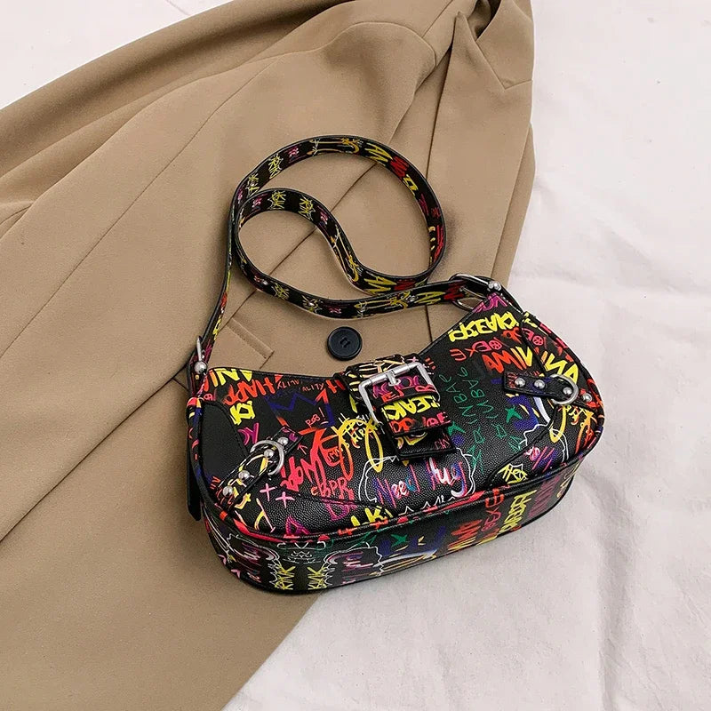Y2K Rebel Arc Handbag