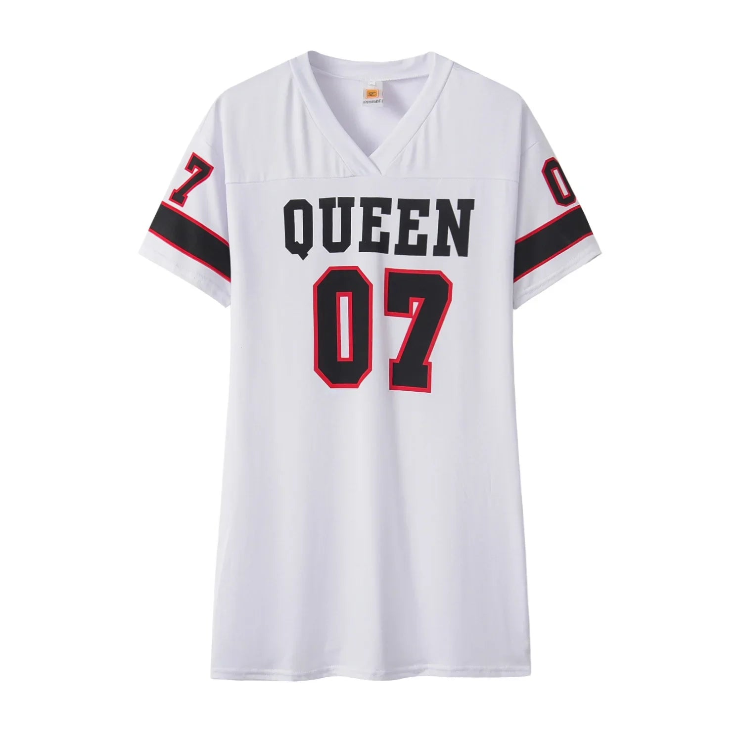 Y2K Game Time Jersey Dress — Sporty Streetwear Mini Dress
