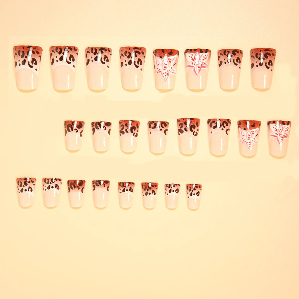 Y2K 4Ever Leopard Print Nails